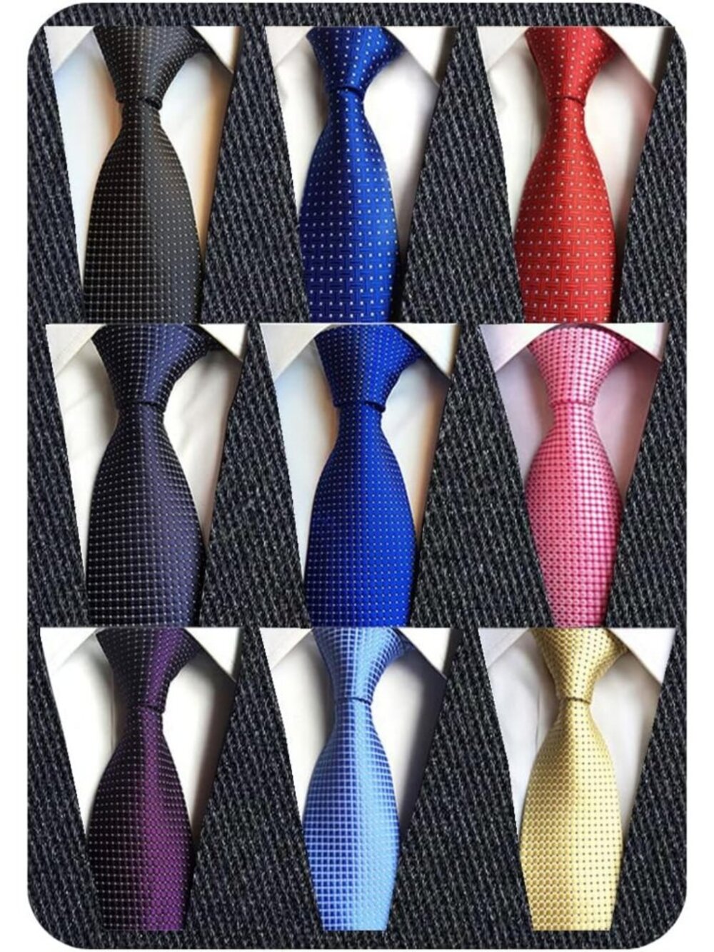 Classic Men's Woven Jacquard Necktie | Elegant Tie for Formal & Casual Wear